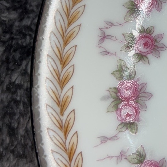 RC TEACUP & SAUCER VINTAGE 1960s PATTERN NORITAKE 564 VICTORIAN ROSES LAUREL - Picture 17 of 17